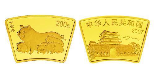 200 Yuan Cina Oro 
