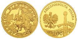 200 Zloty Third Polish Republic (1991 - ) Gold 