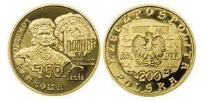 200 Zloty Third Polish Republic (1991 - ) Gold 