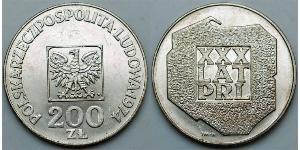 200 Zloty Repubblica Popolare di Polonia (1952-1990)  