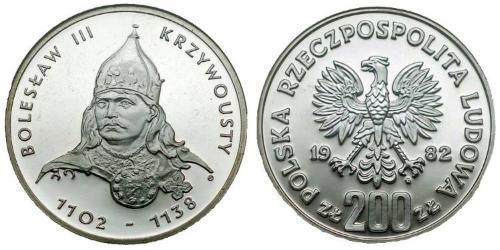 200 Zloty Volksrepublik Polen (1952-1990)  