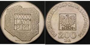 200 Zloty 波兰人民共和国 (1944 - 1989)  