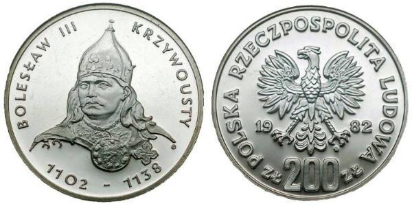200 Zloty 波兰人民共和国 (1944 - 1989)  
