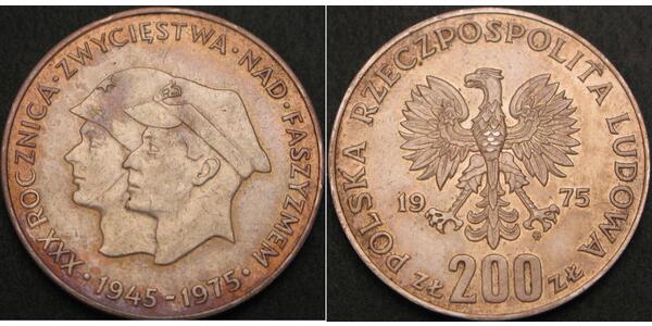 200 Zloty 波兰人民共和国 (1944 - 1989) 銅/镍 