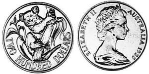 200 Долар Австралія (1939 - ) Золото 
