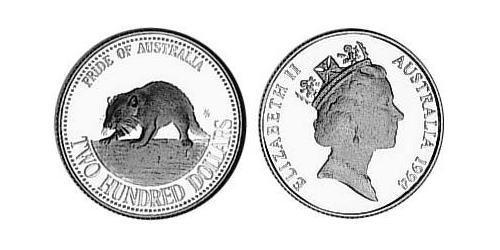 200 Долар Австралія (1939 - ) Золото Єлизавета II (1926-2022)