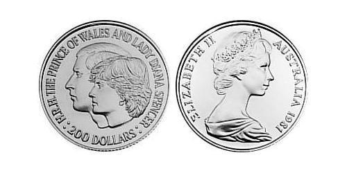 200 Долар Австралія (1939 - ) Золото Єлизавета II (1926-2022)