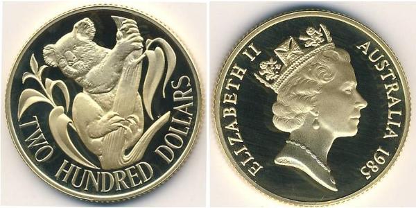 200 Долар Австралія (1939 - ) Золото Єлизавета II (1926-2022)