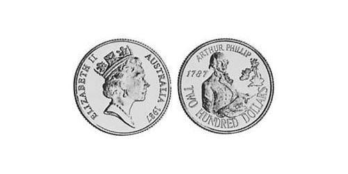 200 Доллар Австралия (1939 - ) Золото Елизавета II (1926-2022)