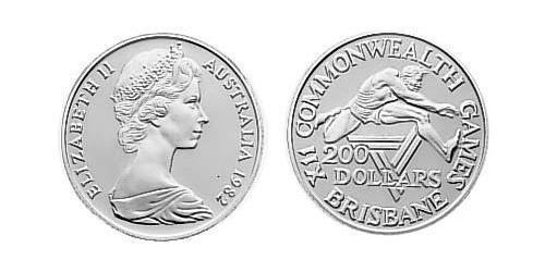 200 Доллар Австралия (1939 - ) Золото Елизавета II (1926-2022)