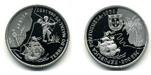 200 Ескудо Португальська Республіка (1975 - ) Срібло 