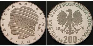 200 Злотый Польша Серебро 