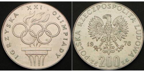 200 Злотый Польша Серебро 