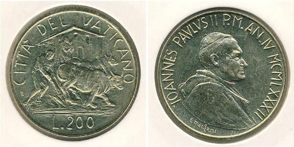 200 Лира Ватикан (1926-)  