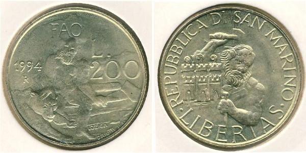 200 Ліра Сан-Маріно  