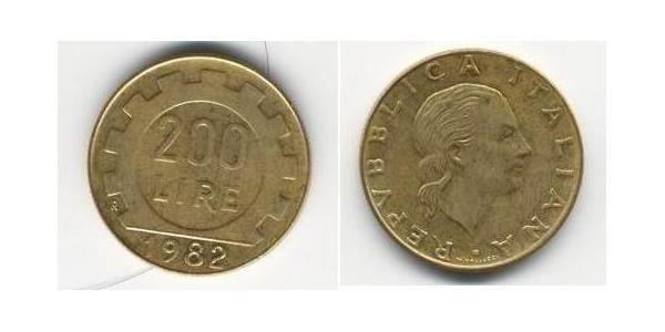 200 Ліра Італія Бронза/Алюміній 