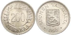 200 Марка Фінляндія (1917 - ) Срібло 