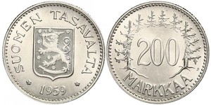200 Марка Фінляндія (1917 - ) Срібло 