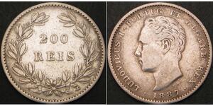 200 Рейс Королівство Португалія (1139-1910) Срібло 