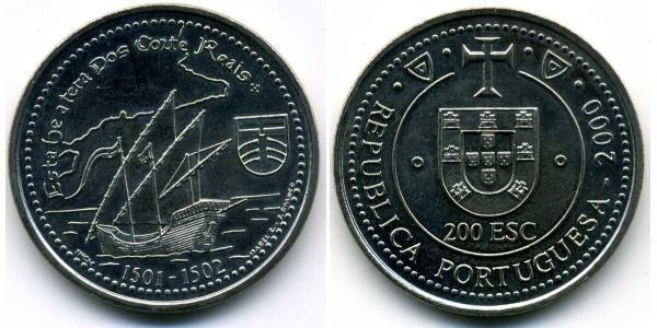 200 Эскудо Португальская Республика (1975 - ) Никель/Медь 