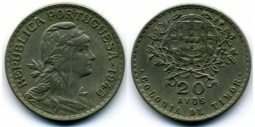 20 Avo Osttimor (1702 - 1975) Kupfer/Zink/Nickel 