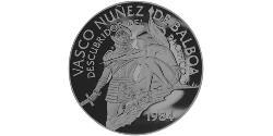 20 Balboa Panamá Argento Vasco Núñez de Balboa (1475 – 1519)