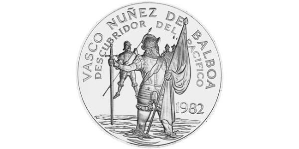 20 Balboa Panamá Argento 