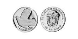20 Balboa Panamá Oro 