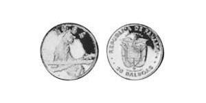 20 Balboa Panamá Oro 