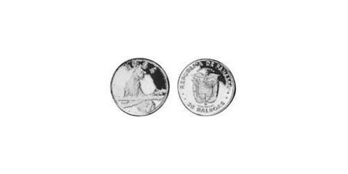 20 Balboa Panamá Oro 