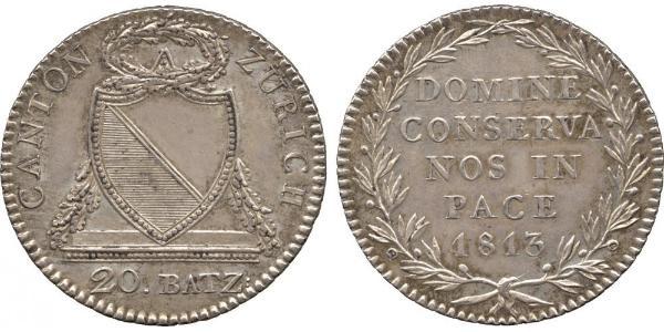 20 Batz Suisse Argent 