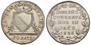 20 Batz Svizzera Argento 