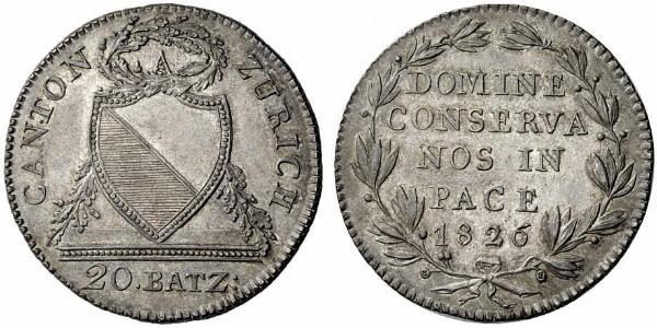 20 Batz Suiza Plata 