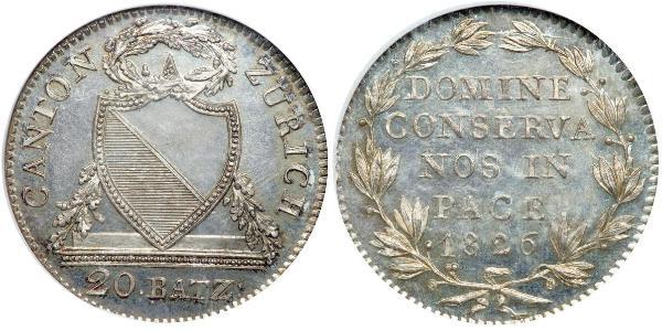 20 Batz Suiza Plata 