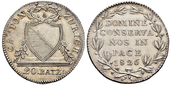 20 Batz Switzerland Silver 