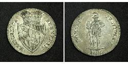 20 Batz / 1/2 Thaler Suisse Argent 