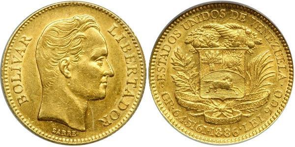 20 Bolivar Venezuela Or 