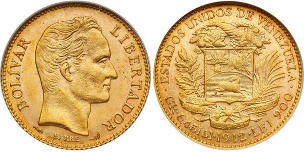20 Bolivar Venezuela Oro 