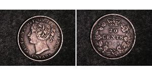 20 Cent Canada Argent Victoria (1819 - 1901)