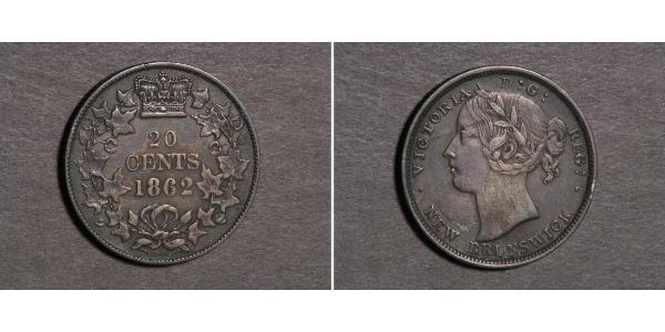 20 Cent Canada Argent Victoria (1819 - 1901)