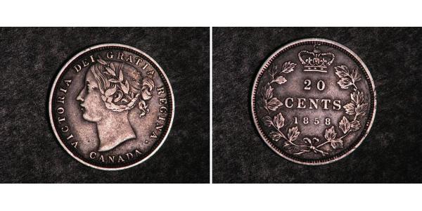 20 Cent Canada Argent Victoria (1819 - 1901)