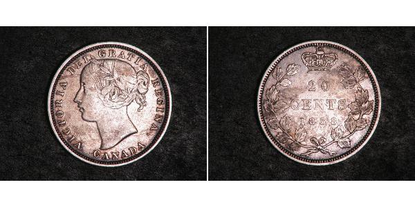 20 Cent Canada Argent Victoria (1819 - 1901)