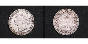 20 Cent Canada / Terre-Neuve-et-Labrador Argent Victoria (1819 - 1901)