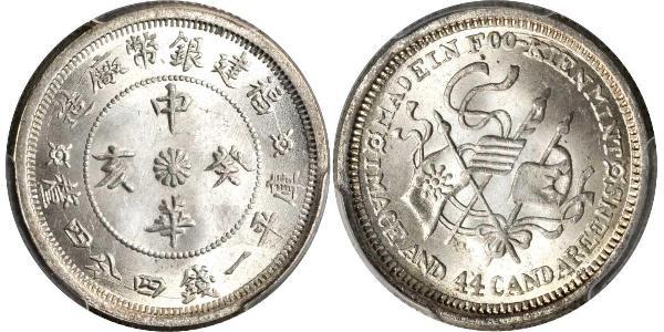 20 Cent Chine Argent 