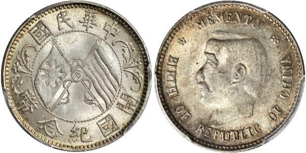 20 Cent Chine Argent 