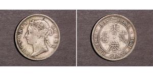 20 Cent Hong Kong Argent Victoria (1819 - 1901)