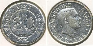 20 Cent Sarawak Argent 