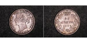 20 Cent Canada Argento Vittoria (1819 - 1901)