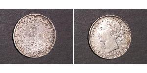 20 Cent Canada / Terranova e Labrador Argento Vittoria (1819 - 1901)