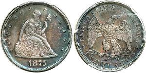 20 Cent Estados Unidos de América (1776 - ) Cobre/Plata 